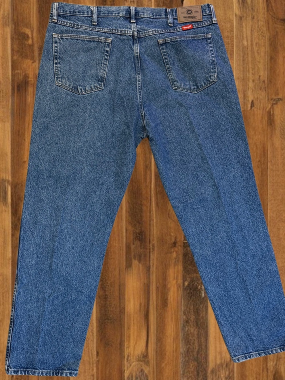 Vintage Wrangler Jeans 40x30 Relaxed Fit Blue Denim Western Cowboy - Picture 2 of 7